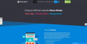 thiết kế website mona media