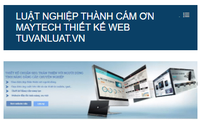 Khách hàng cám ơn công ty Maytech đã thiết kế website