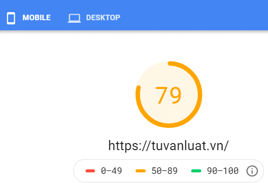 Tốc độ tải trang của web tin tức
